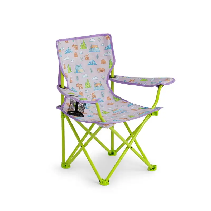 Camping Chair - Purple/Green - £16.30 GBP