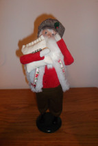 Byers Choice Ltd. The Carolers 1997 Santa w/Reindeer Treats Bag Signed (... - £47.49 GBP