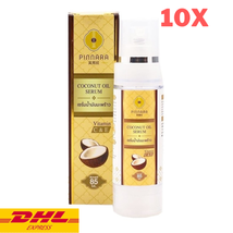 10X Pinnara Coconut Oil Serum Virgin Cold Press Vitamin C E for Skin Hair 85Ml - £114.11 GBP