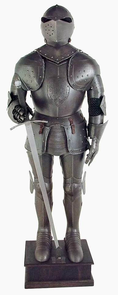 Primary image for Black Knight Suit of Armor Full Size Aged Antiqued Finish Armor