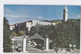 Postcard CA California Berkeley University of California Sather Gate Chrome - £3.95 GBP