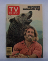 Vintage Tv Guide Magazine June 11-17, 1977 Dan Haggerty &amp; Bozo Grissly Adams - £11.90 GBP