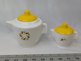 Fisher Price 681 Teapot Creamer and Lids Lot 1982 - $12.95