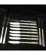 Oneida Morning Star Dinner Knives 8-1/2&quot; Lot of 12 Silverplate - $396.29 MXN