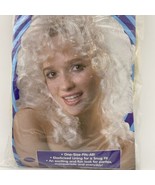 Curly Party Bleached Blonde Adult Wig One Size Fits All Non-Flammable Ha... - $10.72 CAD