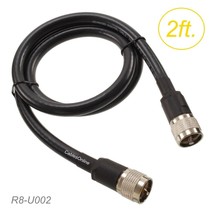 2Ft Rg8/U Coax Uhf (Pl259) Clamp-Compression Type Male 50 Ohm Antenna Cable - $39.99