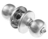 2x Weiser Fairfax Satin Chrome Privacy Set Bathroom Bedroom Door Knob Ha... - $19.95