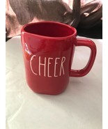 Rae Dunn CHEER Mug Red Christmas Coffee Mug - £13.29 GBP