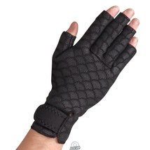 Hammacher OrthoZone All-Day Arthritis Pain Relieving Gloves Medium 8&quot;-9&quot; - £17.41 GBP