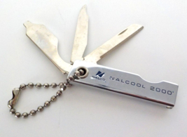 Nalco Nalcool 2000 Keychain Pocket Knife Bottle Opener File Vintage 1980s Rare - £31.23 GBP