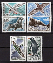 FSAT TAAF 58-63 MNH Marine Life Birds Penguins Antarctic ZAYIX 0324S0067 - £29.35 GBP
