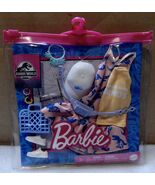 Mattel Barbie Jurassic World Outfit & accessories Work With Dinos GWB08 NIB 10H - $9.99