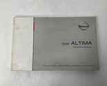 2005 Nissan Altima Owners Manual OEM L01B25011 - $31.49