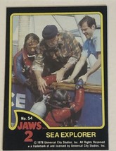 Jaws 2 Trading cards Card #54 Sea Explorer - £1.55 GBP