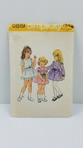 Vintage 1970&#39;s Simplicity Pattern #6819 - Child Size 3 Complete Cut Free Ship - £7.78 GBP