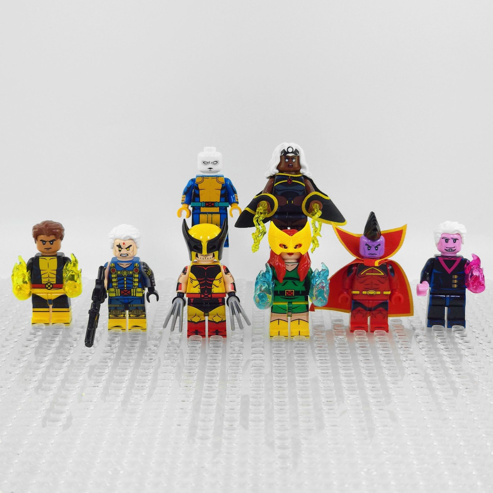 The Uncanny X-Men Storm Wolverine Cable Morph Gladiator 8pcs Minifigures Bricks