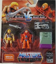 Mega Construx Masters Of The Universe He Man Vs Beast Man Pro Builder Set - £9.34 GBP