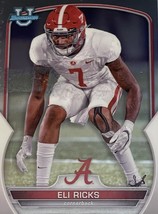 Eli Ricks 2022 1st Bowman Chrome University Ncaa Alabama Crimson Tide Nfl Draft - £3.59 GBP