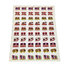 1 VINTAGE 1990's SHEET OF COLORFUL TEACHER SUNGLASSES SHADES GLASSES STI... - $12.83