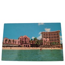 Postcard Royal Hawaiian Hotel Waikiki Pink Palace Honolulu Hawaii Chrome - $8.31