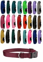 MPP Dog Collar Bulk Pack 25 Assorted Color Adjustable Choose Size Shelter Rescue - £74.98 GBP+