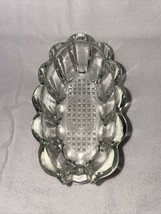 Princess House Heritage Crystal ￼Spoon Rest good go-along w/ Heisey Crystolite - £7.65 GBP