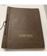 Scrapbook 1940s WWII Magazine Clippings Made By Child In Texas During War - $74.67