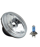 5-3/4&quot; Crystal Clear Halogen Headlight Motorcycle Headlamp 6V 35/35W Lig... - $549.40 MXN