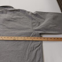 Field & Stream Heavy Cotton Button Down Shirt Men's Gray Outdoor Work Chest 50" image 6