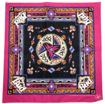 Vintage Budweiser Bud Light Beer Southwest Aztec Bandana Handkerchief 90s Pink - £11.09 GBP