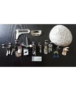Lot of 10 Industrial Sewing Machine High Shank Feet Singer + guides - $80.87 CAD