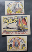 3) Antique German Ostseebad Wustrow Banknotes from 1922 - £7.42 GBP