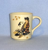 Norman Rockwell Boy and His Dog Mug 1984 Four Seasons Collection - $4.99