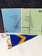 1967 Junior Yacht Training Guide &amp; Sailors Instructors Manual &amp; Flag S M... - £42.05 GBP