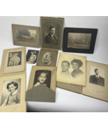 Antique Daguerreotype &amp; Tin Type Ferrotype Portrait Photographs 1800s Lo... - $108.53 CAD