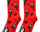 Genuine Kit Cat Klock Casual Funky Women&#39;s RED Socks - $13.25