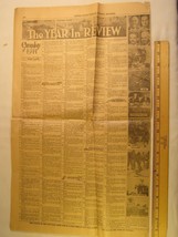 Newspaper Harper County, Oklahoma CHRONOLOGY 1944 Year in Review [Y59Vb1d] - £7.52 GBP