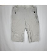 Jamir Sadock Knee Capri/Shorts Light Gray Nylon/rayon/spandex Size 12 - £19.92 GBP