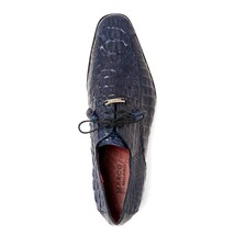 Marco Di Milano genuine caiman crocodile Shoes Apricena Midnight Blue image 4