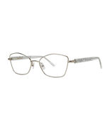 Vera Wang Starla Eyeglasses Eye Glasses Silver Authentic New 53mm Women - $233.44