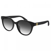 GUCCI GG0702SKN 001 Black/Grey 54-19-145 Sunglasses New Authentic - $233.24