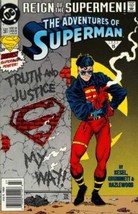 Adventures of Superman #501 Newsstand Cover (1987-2006) DC - £3.15 GBP