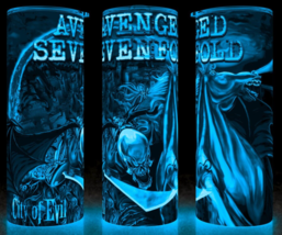 Glow in the Dark Avenged Sevenfold City of Evil Rock Music Cup Mug Tumbler 20oz - $22.72