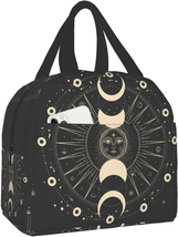 DADABULIUU Lunch Bag Moon Mystic Sun Astrology Tarot Goth Insulated Lunc... - $32.84