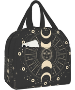 DADABULIUU Lunch Bag Moon Mystic Sun Astrology Tarot Goth Insulated Lunc... - £26.16 GBP