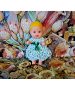Hand Crochet Dress For Barbie Baby Krissy/ Zuru Baby  or Same Size Dolls... - $16.46 CAD