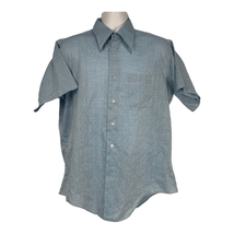 Stix Baer Fuller Men&#39;s Short Sleeved Button Down Dress Shirt Size 16.5 - £18.38 GBP