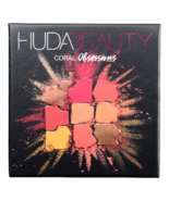 Huda Beauty Coral Obsessions Eyeshadow Palette 9 Matte, Shimmer, Metalli... - $18.00