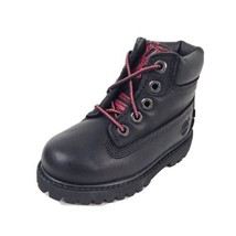 Timberland 6 In Fordham 22886 Toddlers Boots Waterproof Black Leather Si... - £35.39 GBP