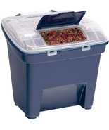 Navy Smart Storage Food Bin for Pets | Large Capacity - £42.65 GBP